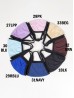 24 Assorted Best Selling Reversible Jersey Fabric Face Mask (24 Pcs)